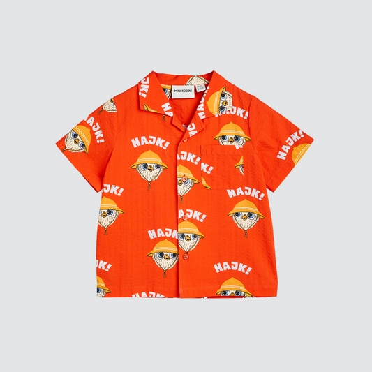 Hike AOP Woven SS Shirt Red