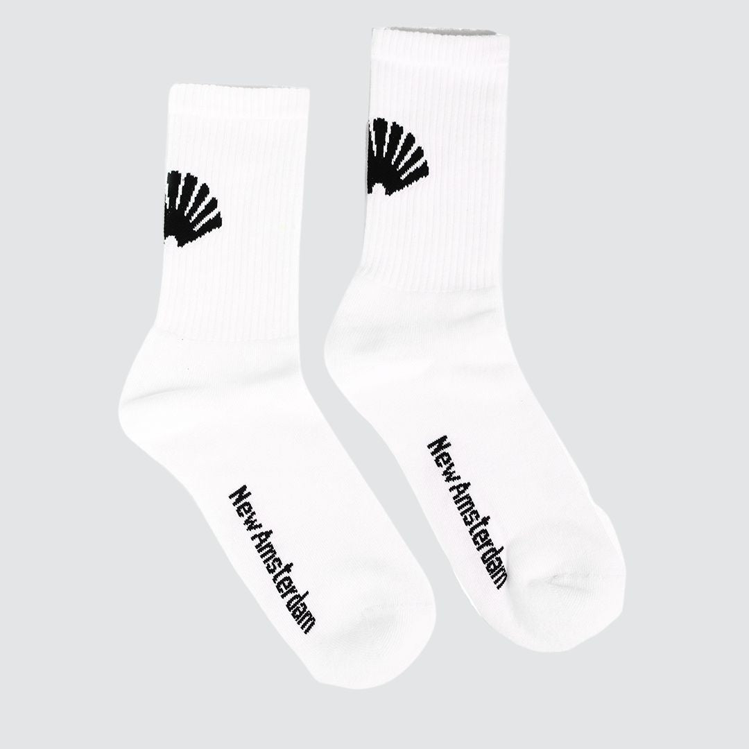 Logo Socks White