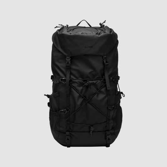 Maller Large Flap Over Backpack Black