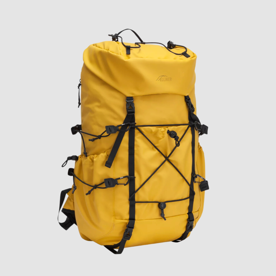 Maller Large Flap Over Backpack Mustard