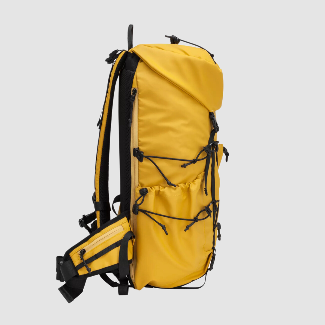Maller Large Flap Over Backpack Mustard