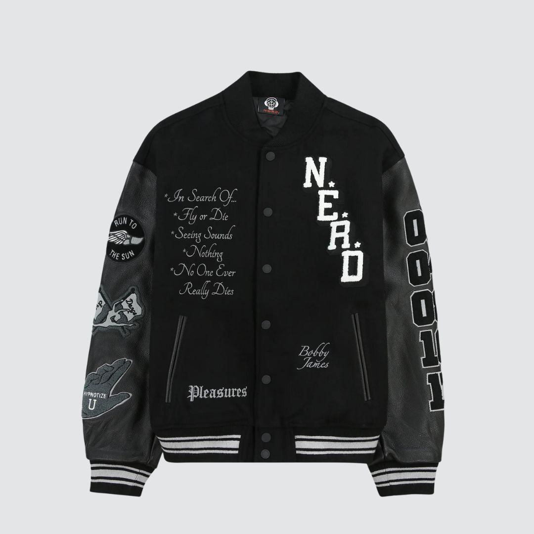 NERD Varsity Jacket Black