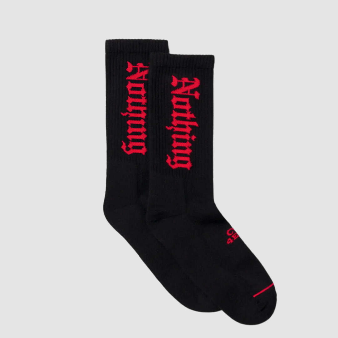 Nothing Matters Sock Black