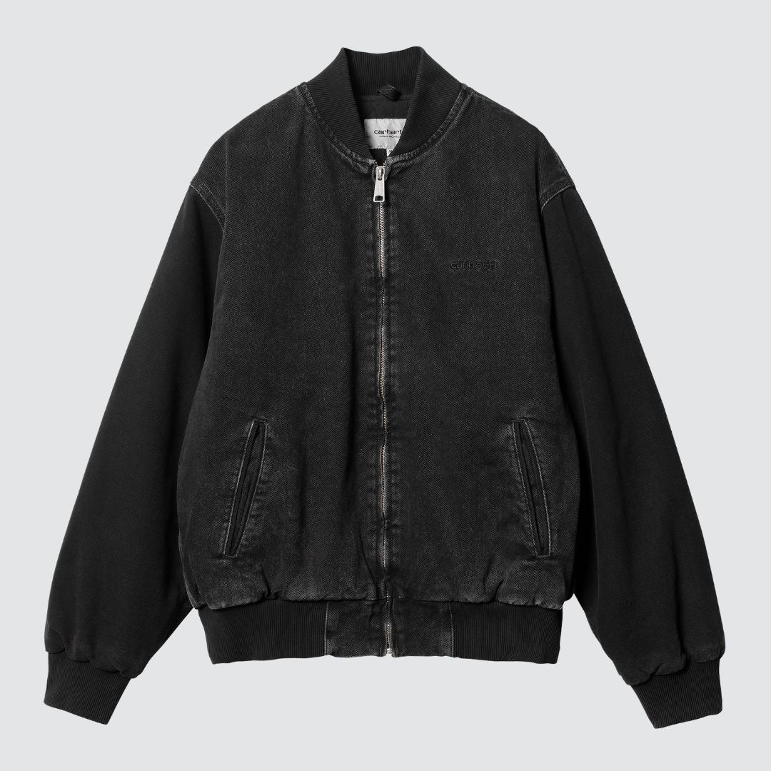 Paxon Bomber Black / Black Stone Washed