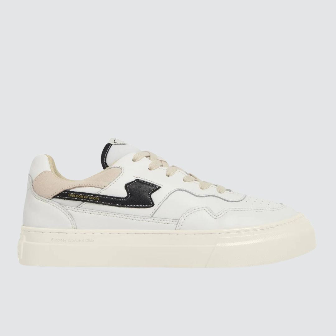 Pearl S-Strike Leather White / Black