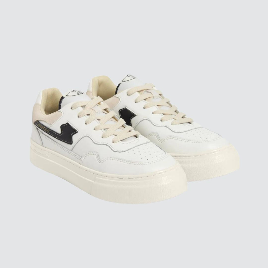 Pearl S-Strike Leather White / Black