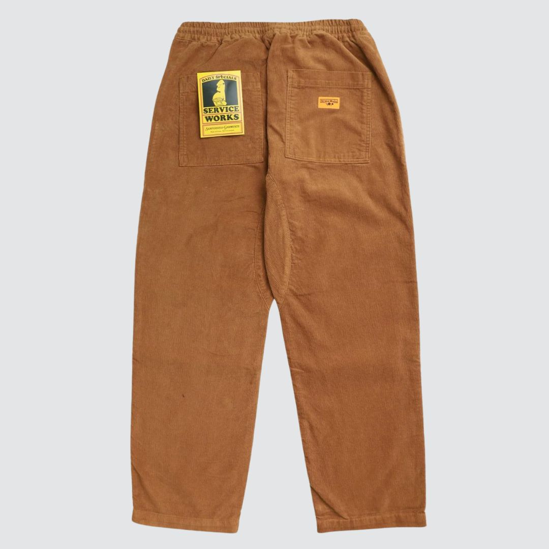 Classic Corduroy Chef Pants Pecan