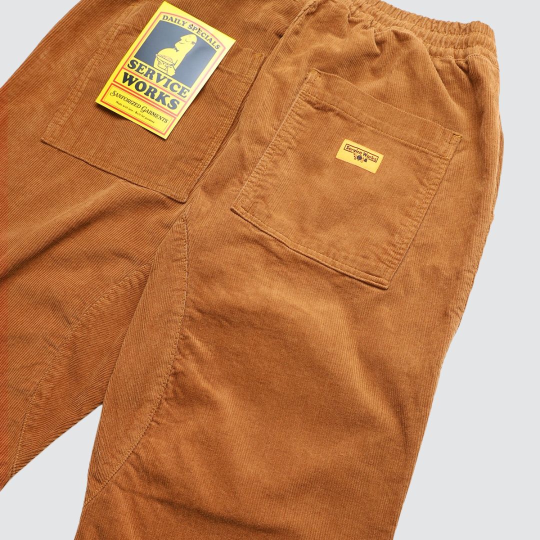 Classic Corduroy Chef Pants Pecan