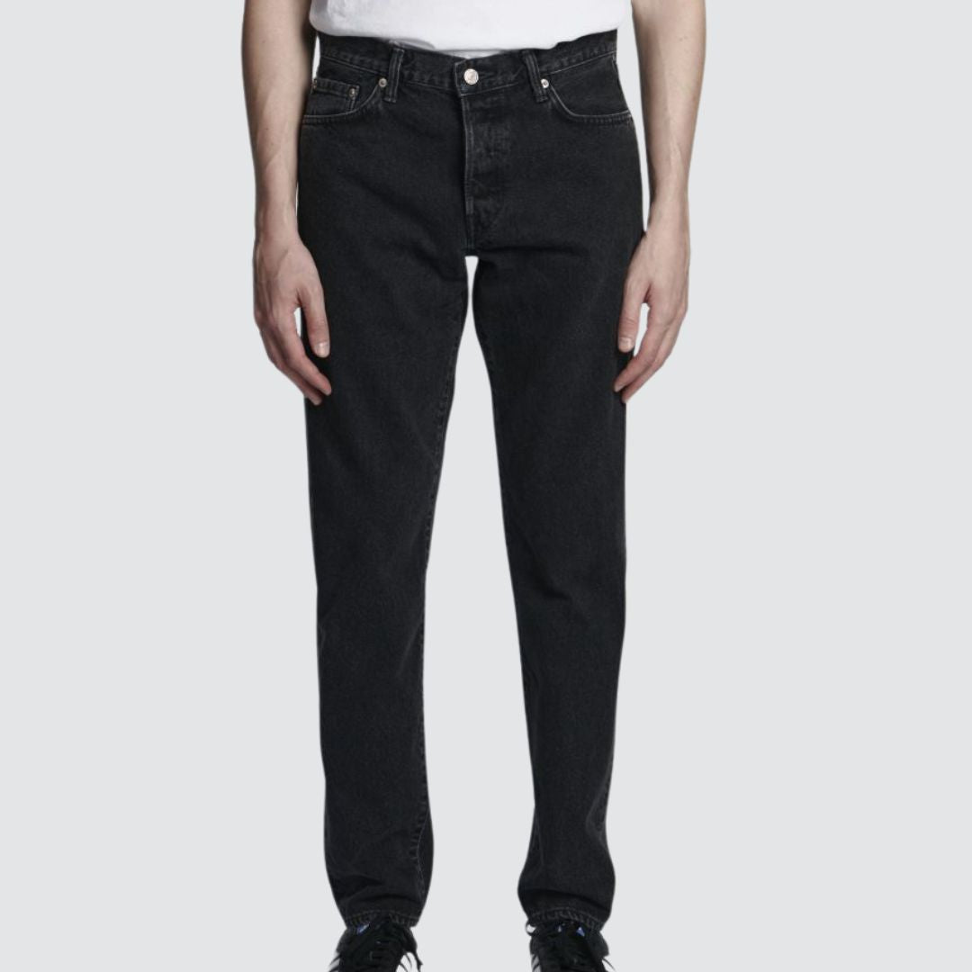 Regular Tapered Jeans Black Dark Used