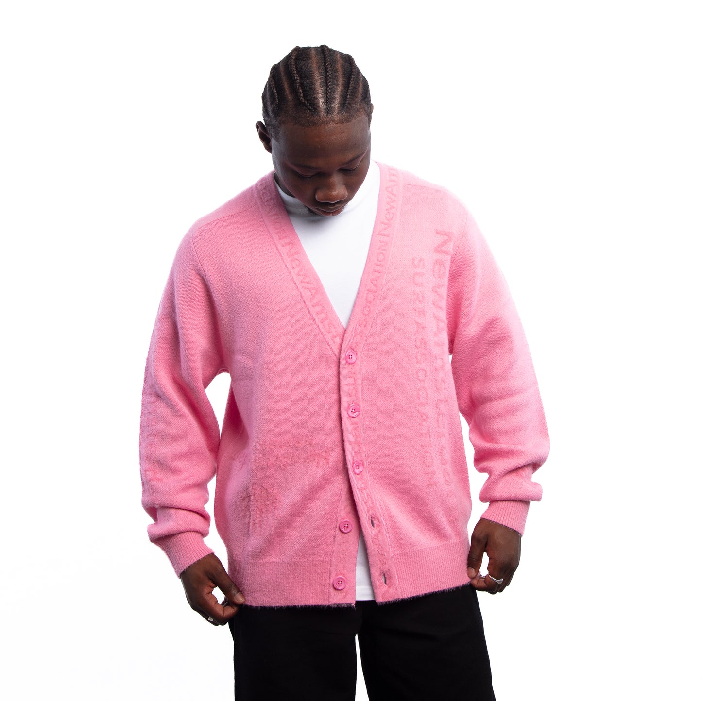 Scrambled Cardigan Pink