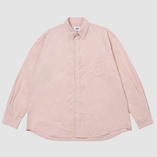 Relaxed Cotton Shirt Light Pink