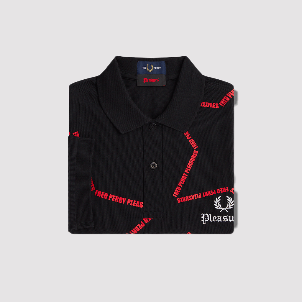 Star Fred Perry Shirt Black