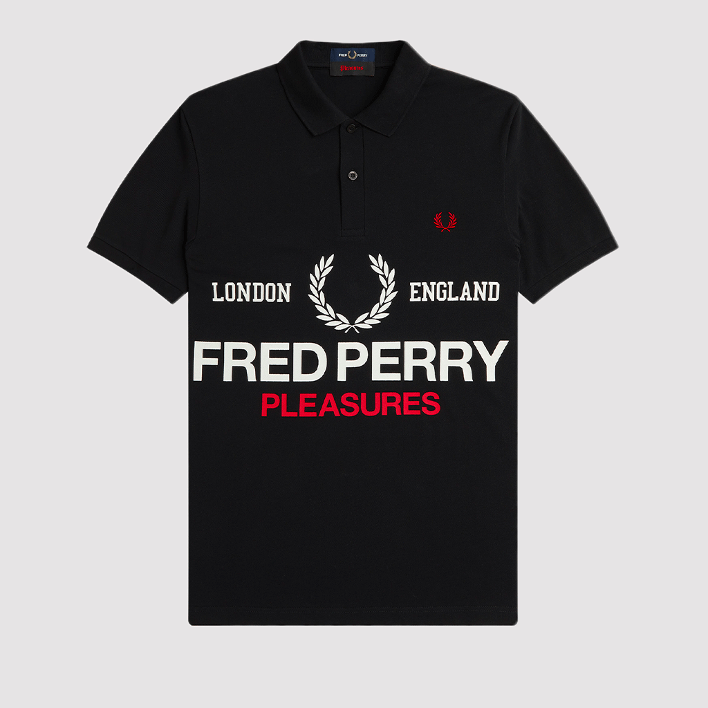 Logo Fred Perry Shirt Black