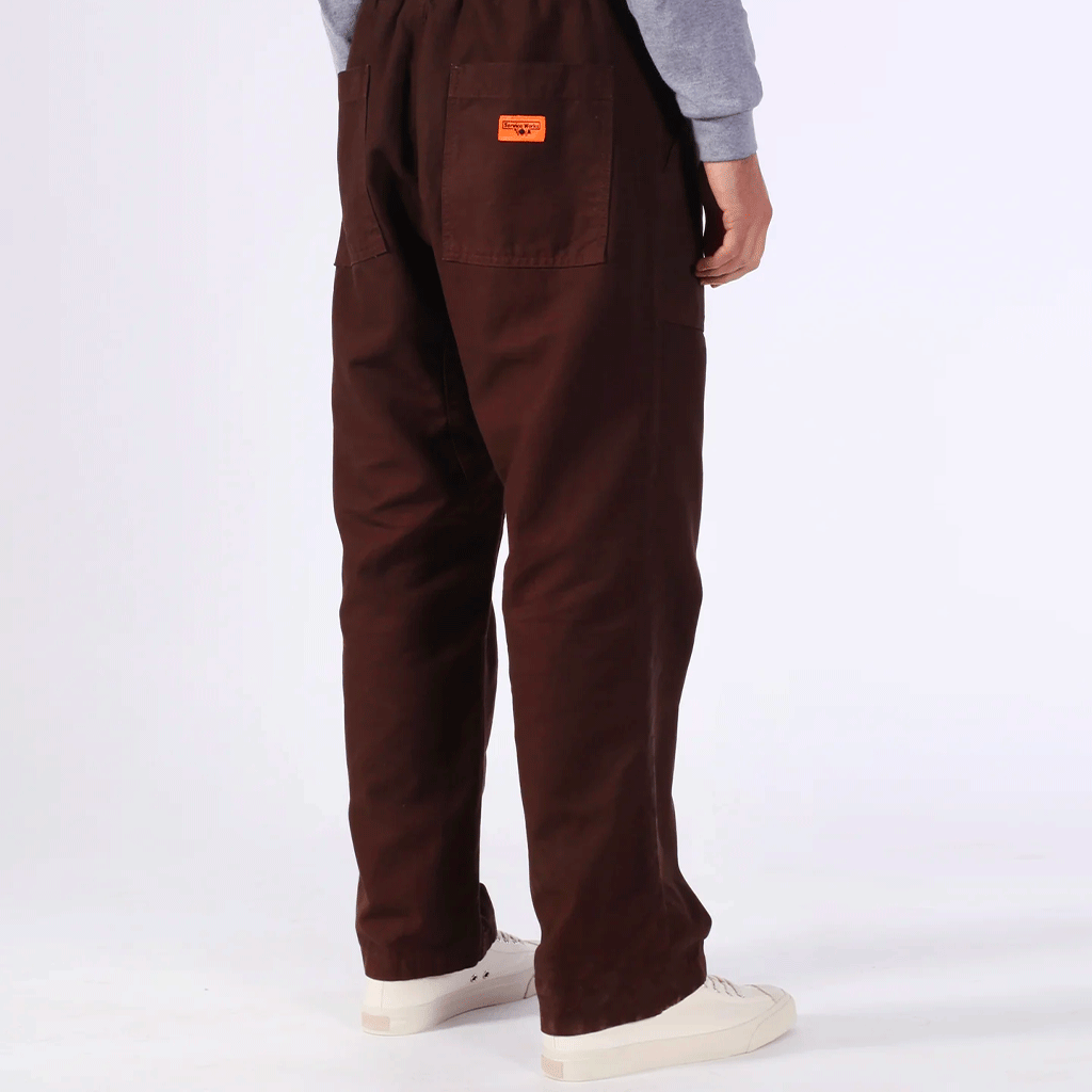 Classic Canvas Chef Pants Brown