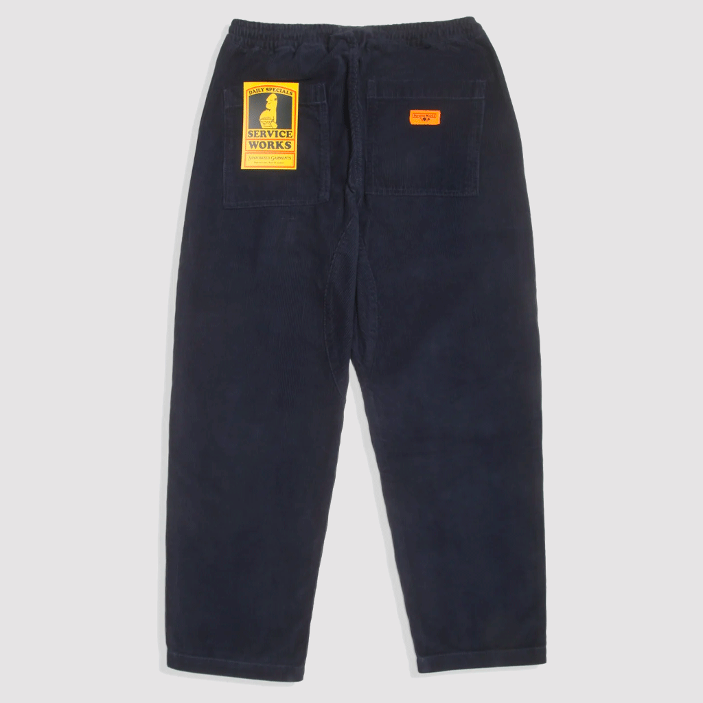 Classic Corduroy Chef Pants Navy