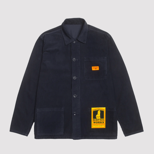 Corduroy Coverall Jacket Navy