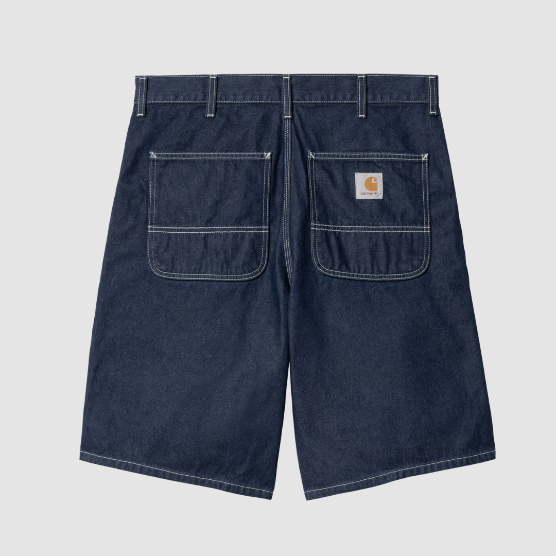 Simple Short Blue One Wash