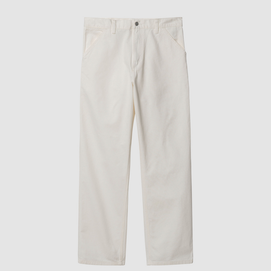 Single Knee Pant Off-White Rinsed