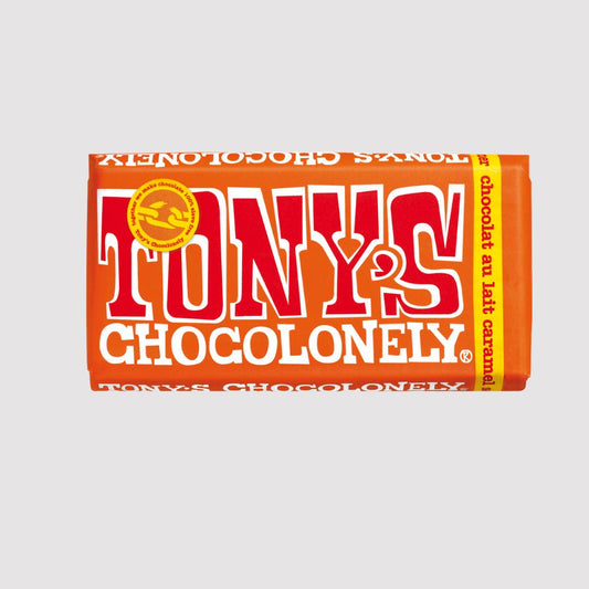 Tony's Chocolat Lait Belge / Caramel et Sel de Mer 180g