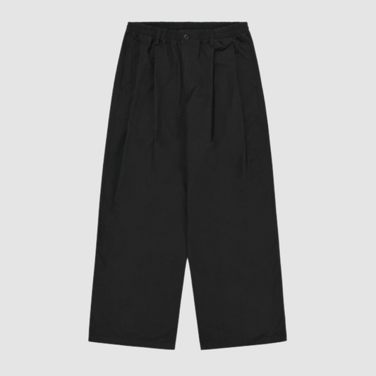 Two Tuck Wide Pants Black