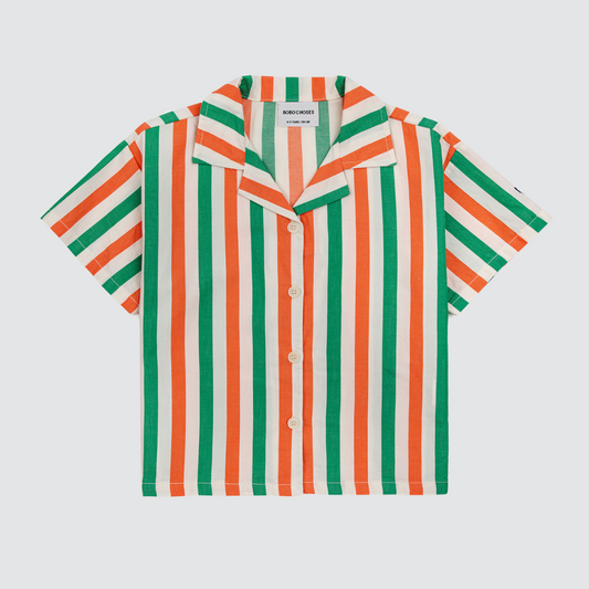 Vertical Stripes Woven Shirt