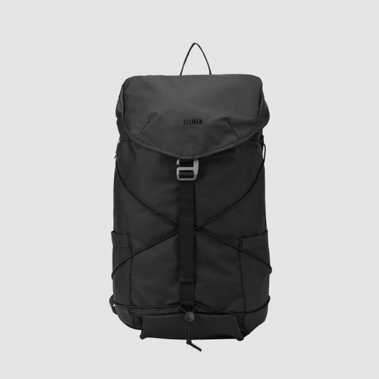 Wharfe Flap Over Backpack Black
