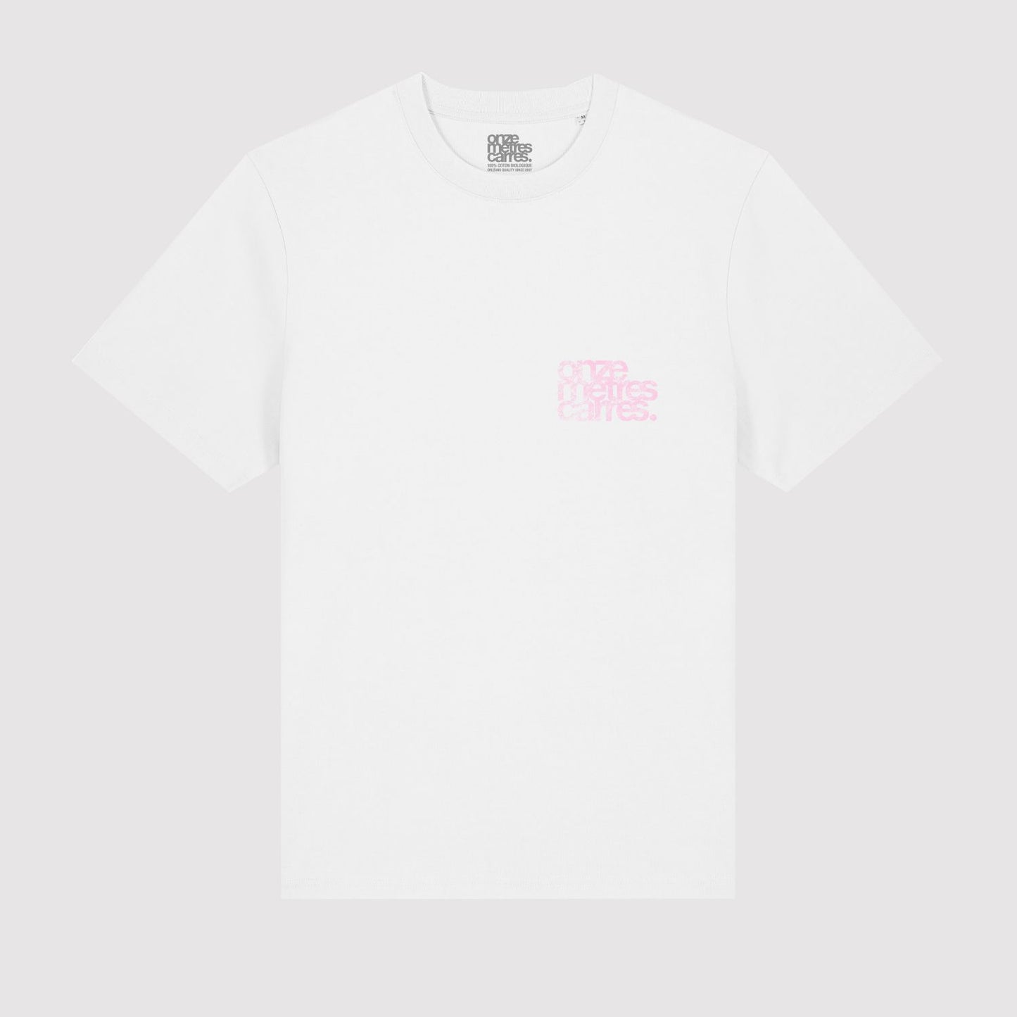 T-Shirt Flower Vintage White / Pink