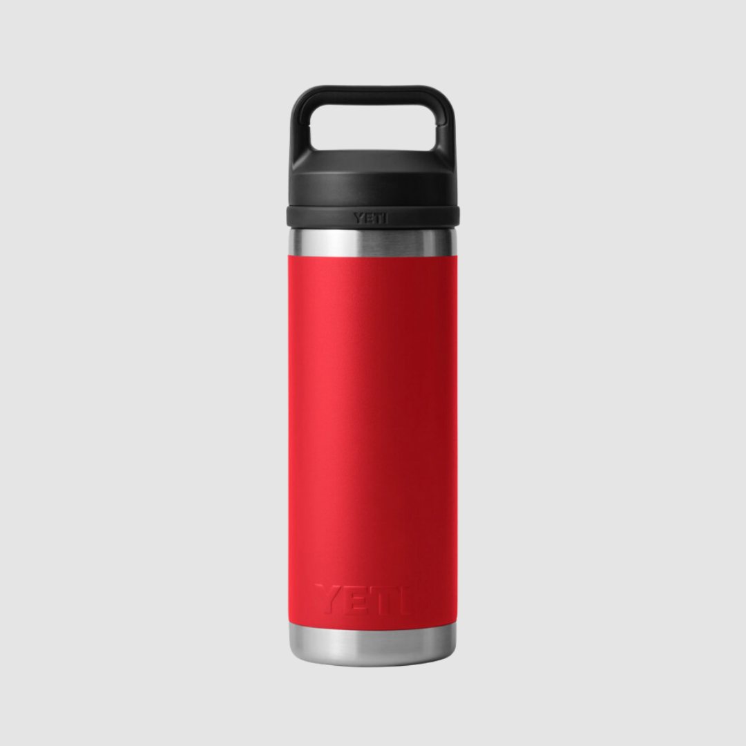 Yeti Rambler Bottle Chug 18oz Rescue Red