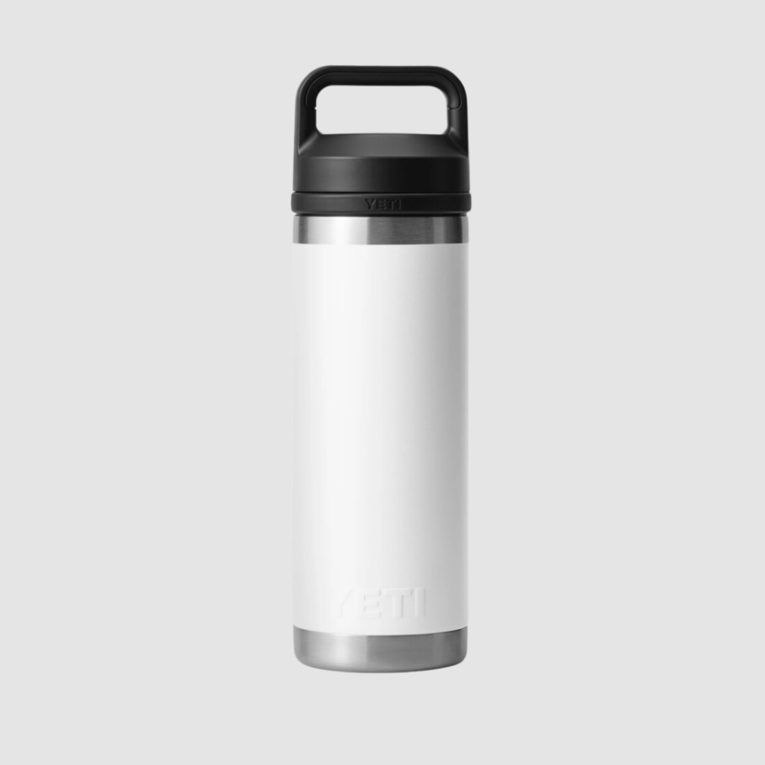 Yeti Rambler Bottle Chug 18oz White