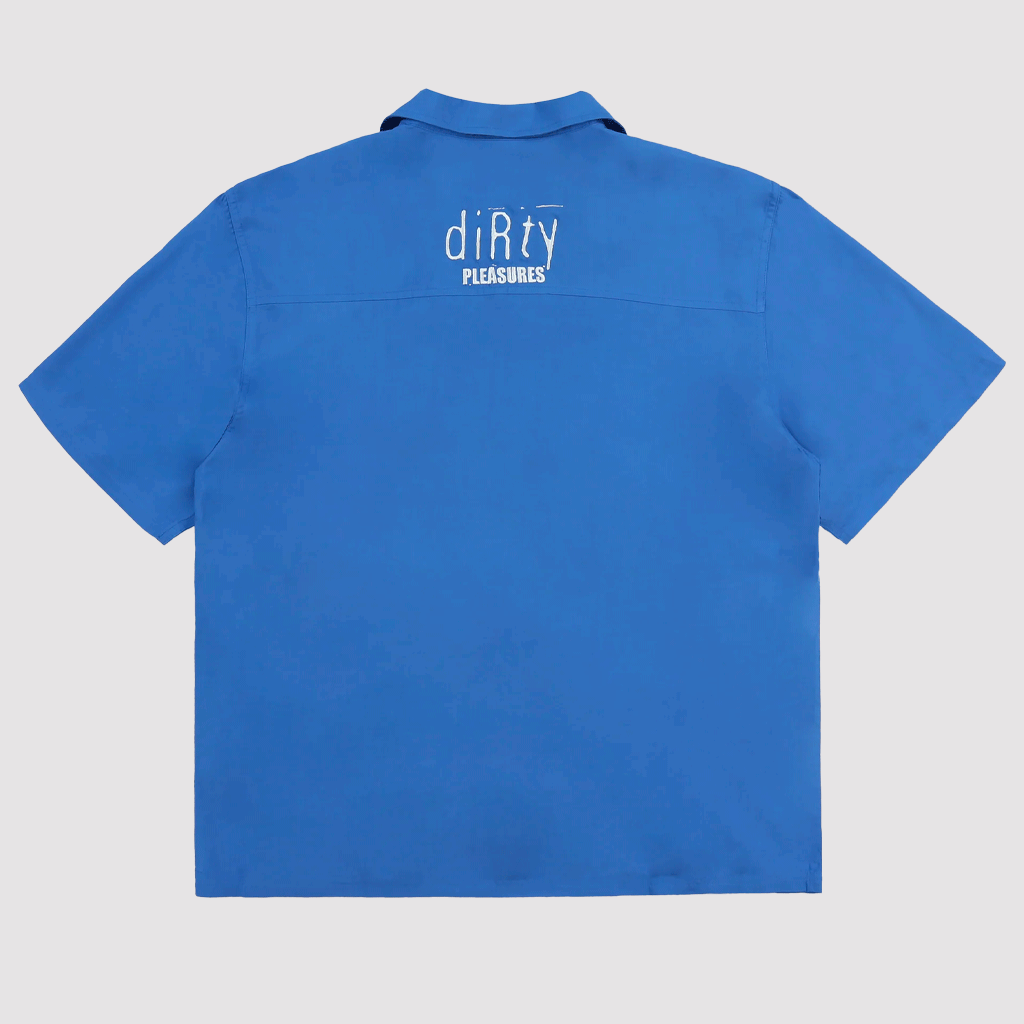 Alien Camp Collar Shirt Blue