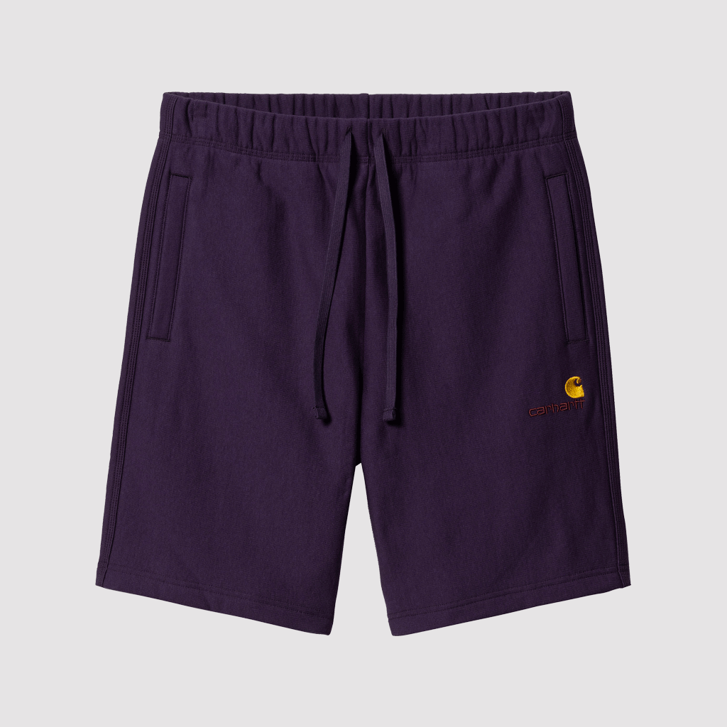 American Script Sweat Short Cassis