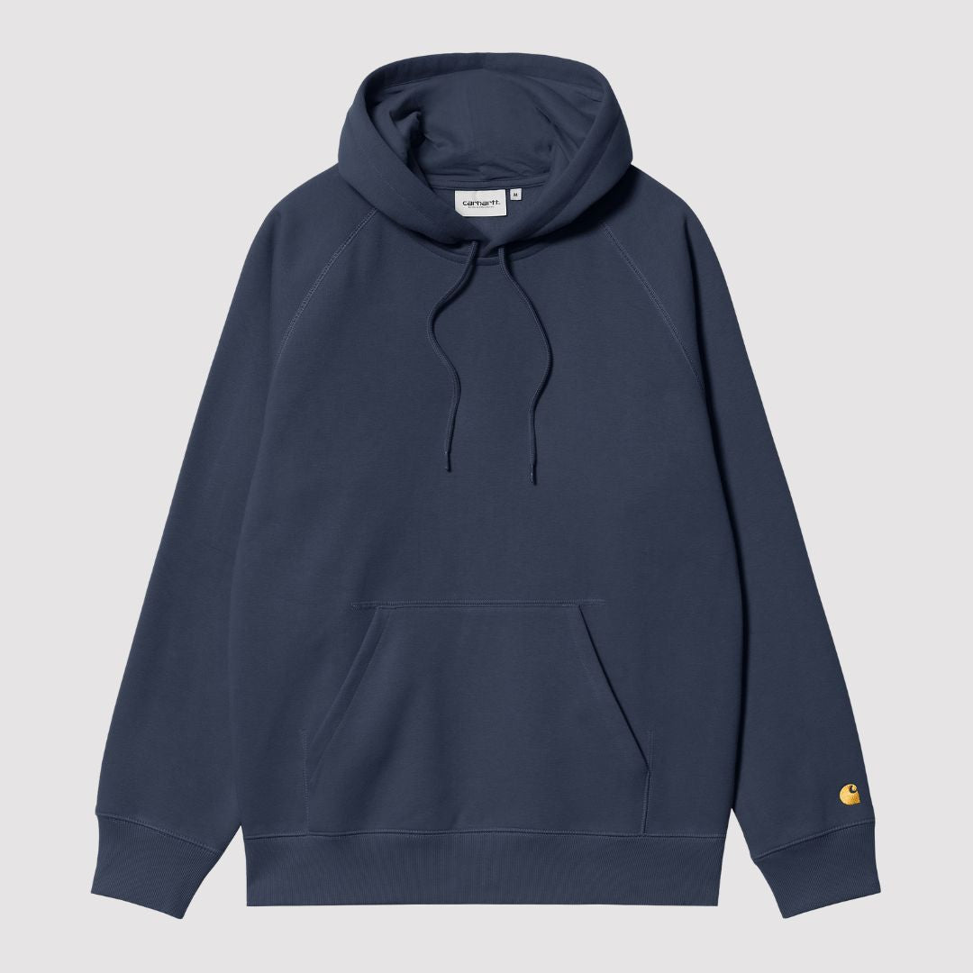 Hooded chase Sweat Blue / Gold