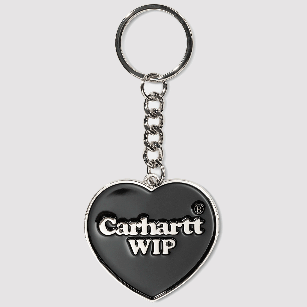 Heart Keychain Black