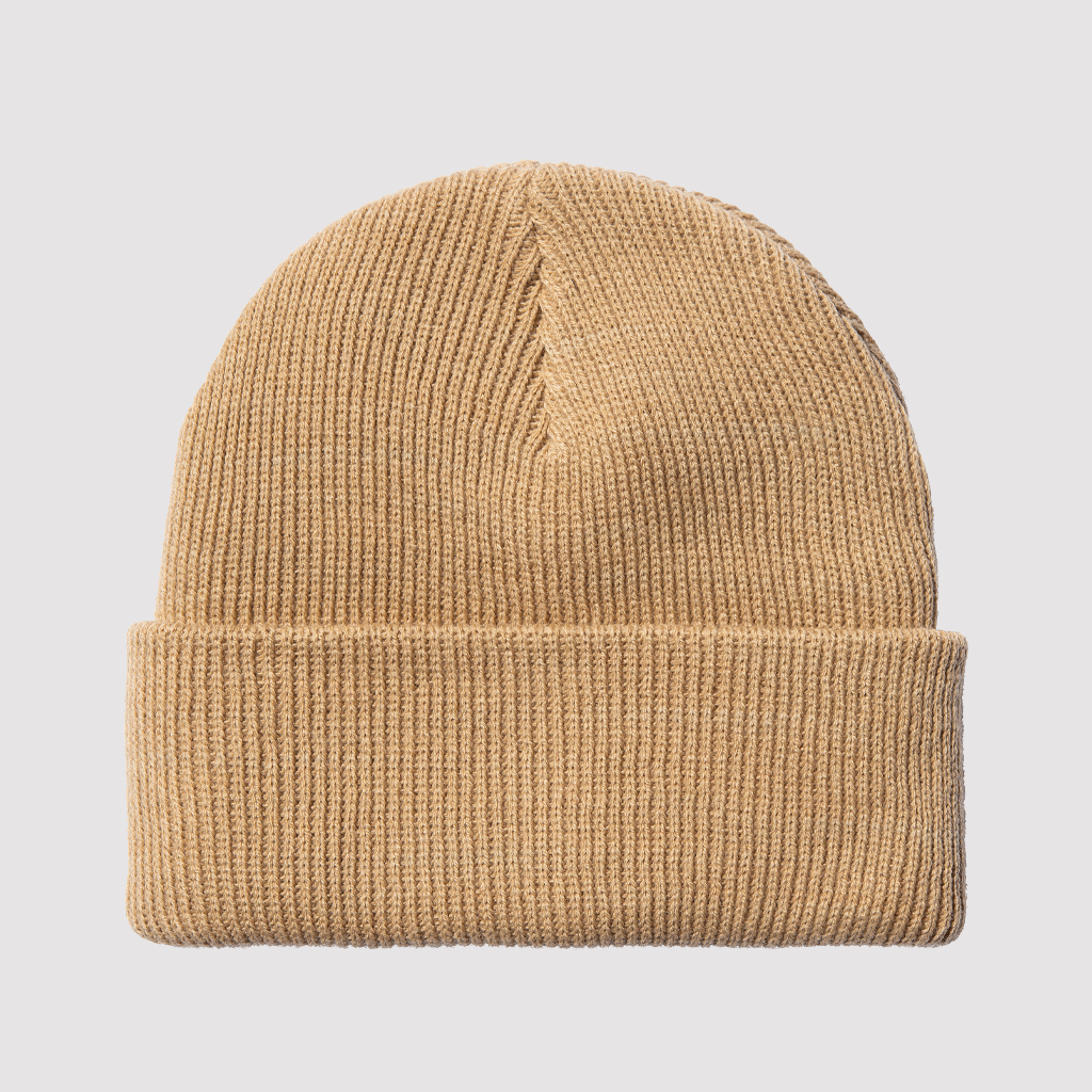 Heart Patch Beanie Dusty H Brown
