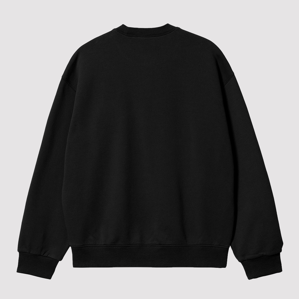 Heart Patch Sweat Black