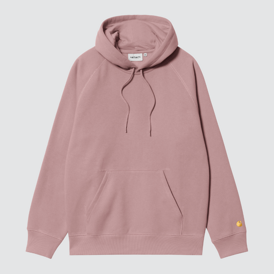 Hooded Chase Sweat Glassy Pink / Gold