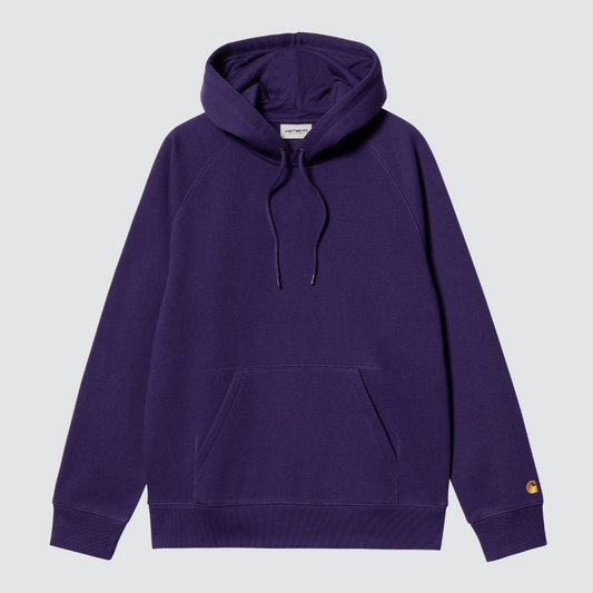 Hooded Chase Sweat Tyrian / Gold