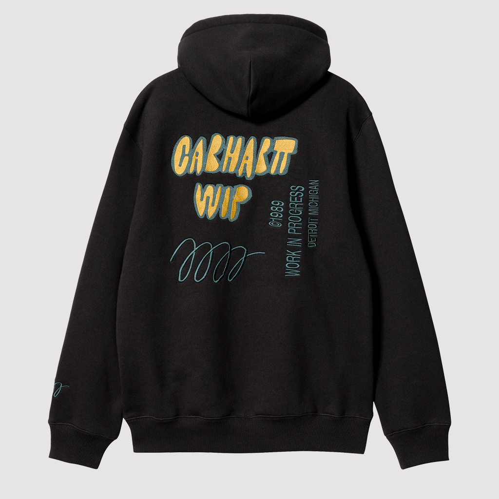 Hooded Signature Sweat Black