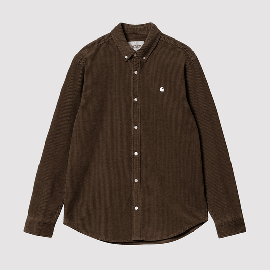 L/S Madison Cord Shirt Buckeye / Wax