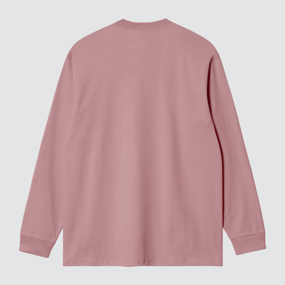 L/S Chase T-Shirt Glassy Pink / Gold