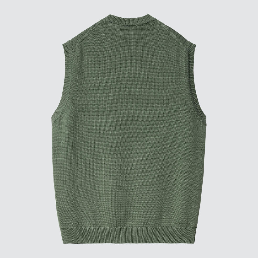 Madison Vest Sweater Park / Wax