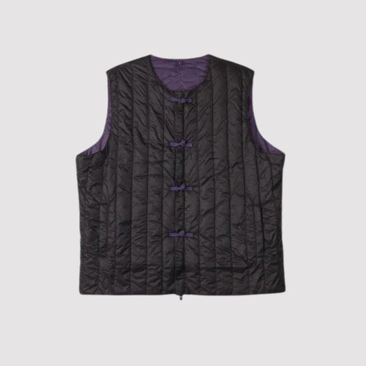 Reversible China Inner Vest Black / Purple
