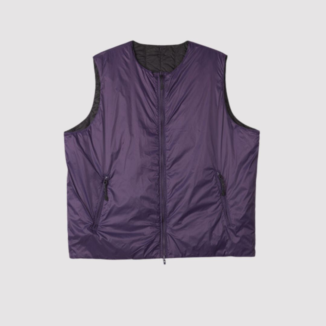 Reversible China Inner Vest Black / Purple