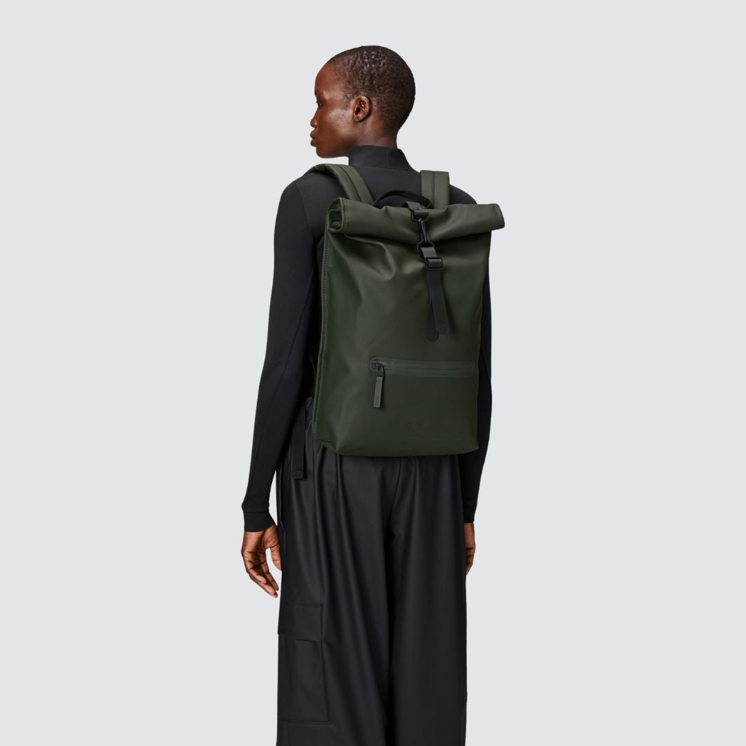 Rolltop Rucksack Green