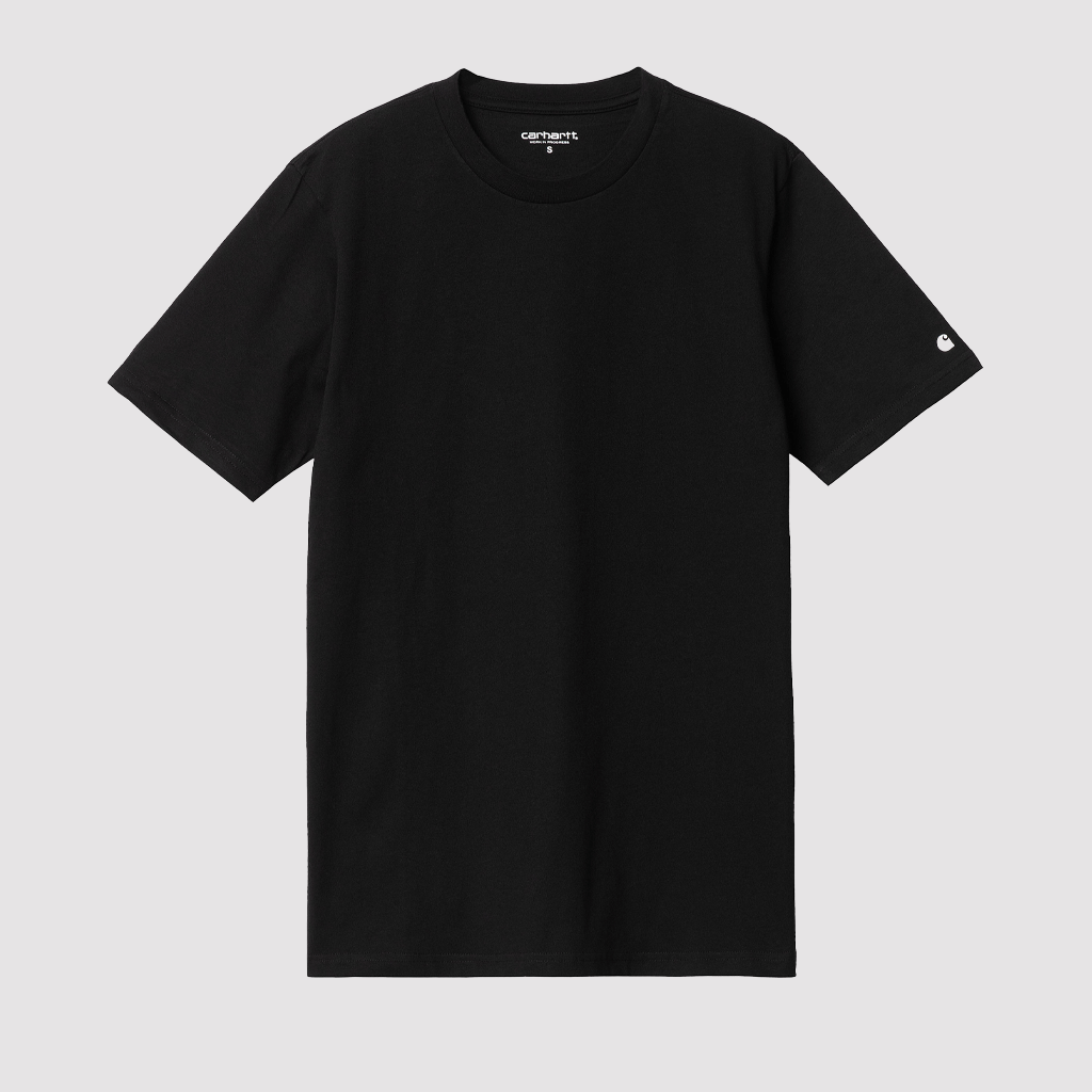 S/S Base T-Shirt Black / White