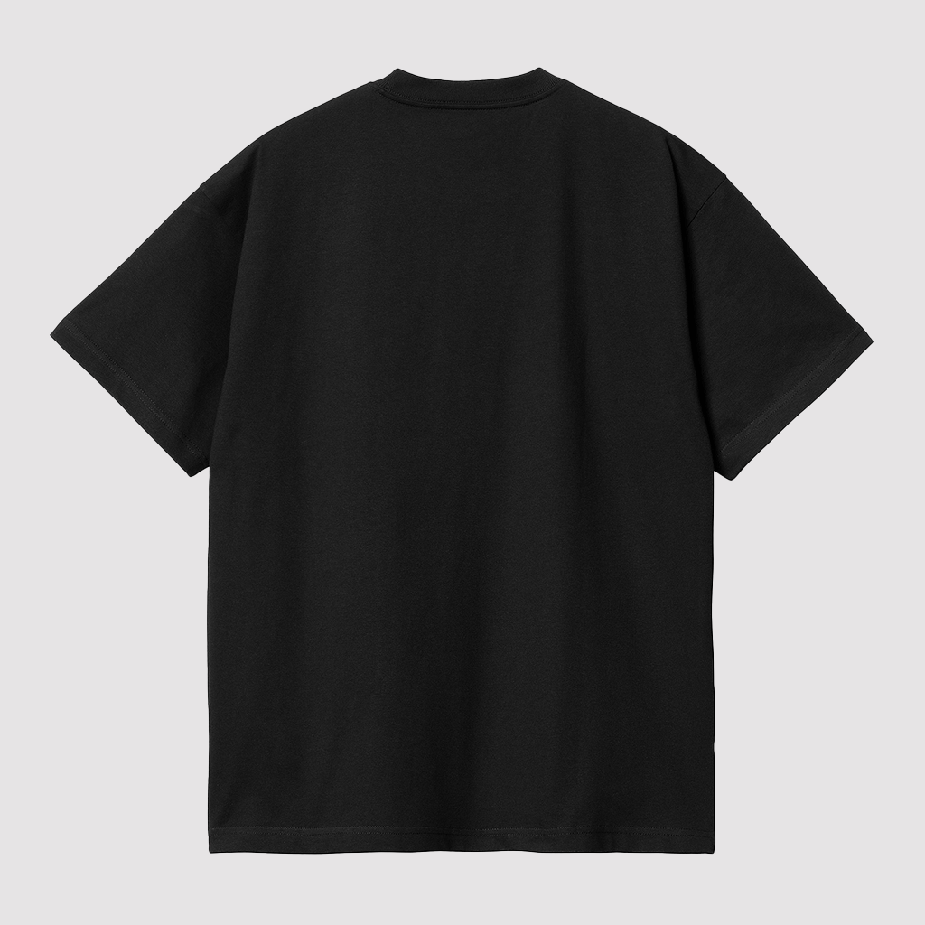S/S Bubbles T-Shirt Black / Turquoise