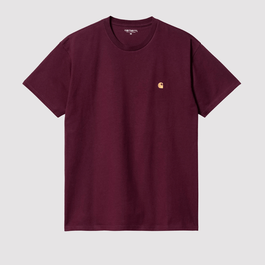 S/S Chase T-Shirt Amarone / Gold