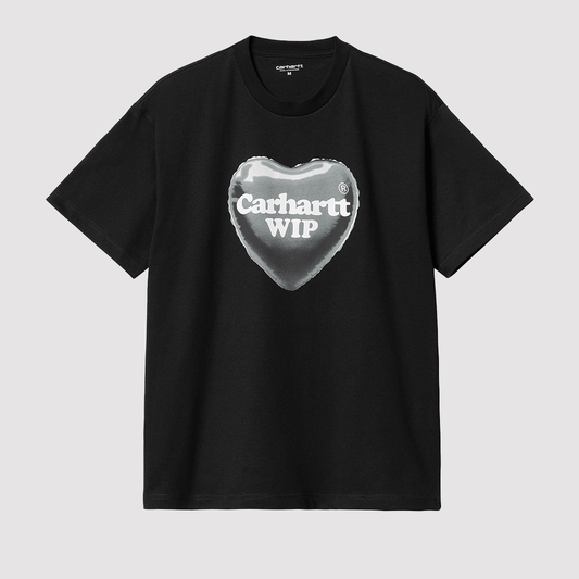 S/S Heart Balloon T-Shirt Black