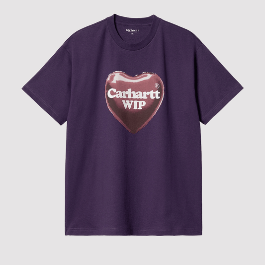 S/S Heart Balloon T-Shirt Cassis