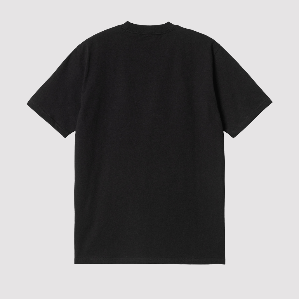 S/S Liquid Script T-Shirt Black